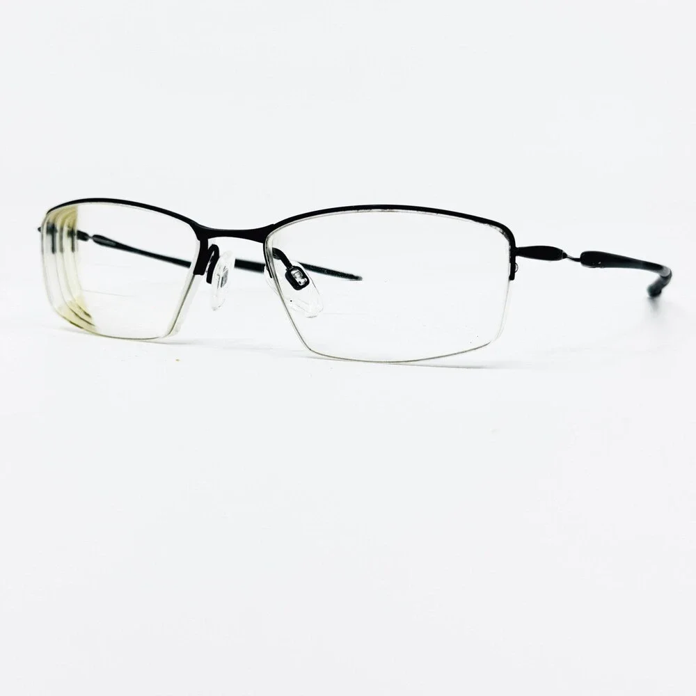 Oakley Lizard Eyeglasses Mens Black OX5113-0154 Titanium Semi Rimless 54-18-135